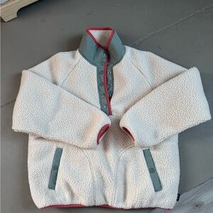 Wrangler snap up fleece pullover size medium